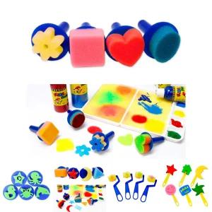 도장 놀이 스탬프 미니어쳐 MA세트 하트 꽃/찍기 완구 미술 장난감 컬러 물감 어린이 유아 키즈 미술용