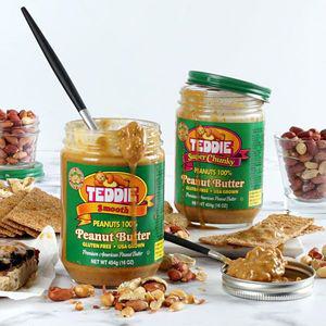 1+1 테디 100% 무가당 땅콩버터 2종 골라담기