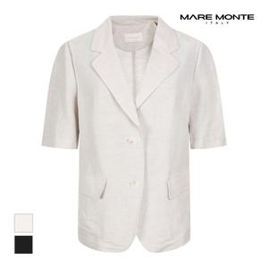 [마레몬떼] 반소매 투버튼 자켓_M235MJK25S0