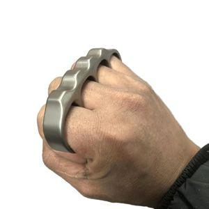 핑거너클 티타늄 합금 버클 황동 너클 실버 호신 은색 주먹 호신용