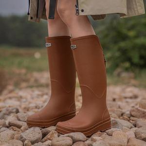 여성 트렌디 여름 장화 장마 롱 패션 레인부츠 아웃도어