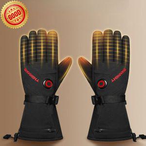 충전발열장갑 온열 야외 방한용 방한 손가락 글러브 온도조절 보온 바이크 라이딩 등산장갑