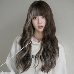 키라비 가발 여성 통가발 긴머리 웨이브 70cm KPE0440