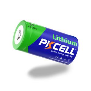 PKCELL 픽셀 CR123A CR2 1알 3V 건전지 개별 카드포장 리튬배터리