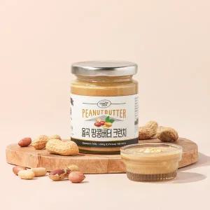 옳곡 국내산 100% 땅콩버터 크런치 200g