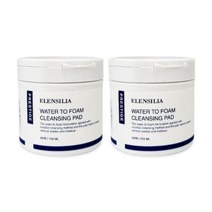 엘렌실라 프리스티지 워터 투 폼클렌징 패드 60매 2개 Ss