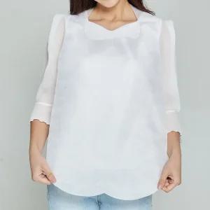 일회용 앞치마 50매입 백색/식당/음식점/업소/고깃집/음식집/위생용/성인용/손님용/목걸이용/1회용/국내산