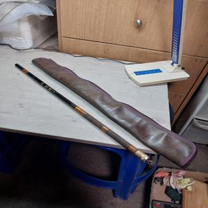 중고 호영실업 조풍 중조 4.5미터 카본 낚싯대