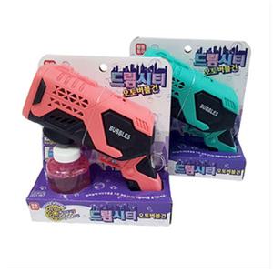 드림시티 오토 버블건 비눗방울 장난감 비눗바울총 어린이 선물(건전지포함)