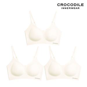 [크로커다일] 감탄브라 소프트 쿨인견 쉘론 패드일체형 스트랩 브라3종 오트밀 CDWBR5N13_3