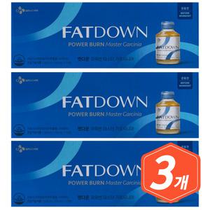팻다운 파워번 마스터 가르시니아 10개입 x 3개 중년 시니어 남자 여자 가르시아나