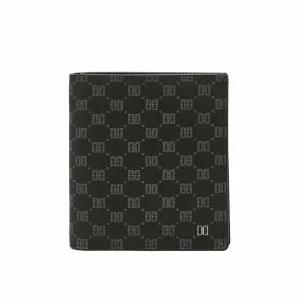 닥스핸드백 DBHO5E393 블랙 DD로고 가죽 중지갑