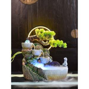 실내폭포 가습 석재 홈데코 분수대 물흐르는