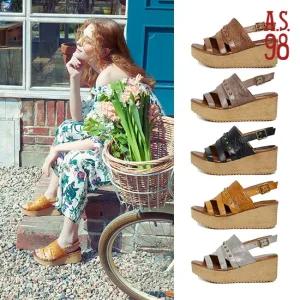 [한정수량] MADE IN ITALY [AS98] 아르노 웨지 샌들