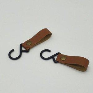 [JHQS2ISB_53D4]텐트 행거용 갈색 캠핑가죽고리