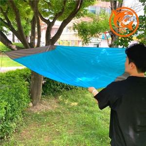 휴대용 경량 돗자리 바다 소형 캠핑 거실용 포켓블루 접이식 매트