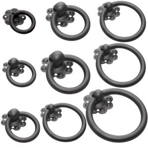 옛날장식 국화링고리손잡이 전통문고리 한옥장식