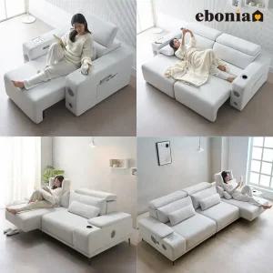 에보니아 모션 전동 슬라이딩 리클라이너 쇼파 모음 / 3인용 4인용 1인용 3인 4인 1인 소파 슬라이드