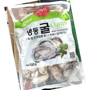 굴 재호 냉동 700g X10 업소용 식자재 급식 대용량