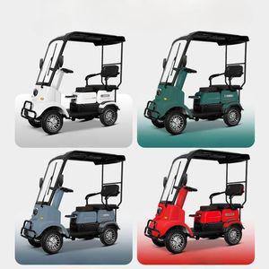 사륜 전동차 카트 노인 지붕 관광 자동차 전기 골프장