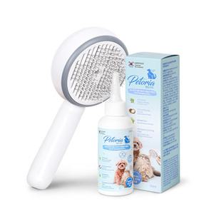 펫토리아 스팀브러쉬 +전용 티트리 디탱글러 에센스 120ml 세트