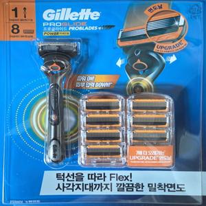 질레트 면도기 프로글라이드 파워 미세진동 기계1 면도날 8