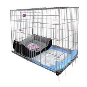 접이식 케이지 스테인레스 애견 60x41x51cm