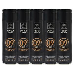 미쟝센 파워 스윙 슈퍼 스트롱 스프레이9 200ml x5