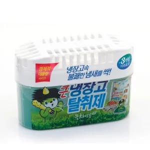 산도깨비 냉장고 탈취제 대용량 420g - 녹차 X 12개 1box /3개월지속효과/냉장고 냄새제거/김치냄새제거