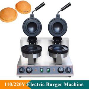 그릴 버거 와플 기계 메이커 프레스 전기 파니니 젤라토 더블 110V 220V UFO