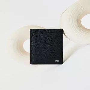 닥스 액세서리 남성 24FW [스테디셀러]그레이 로고장식 소가죽 중지갑 WBHO4F570G3