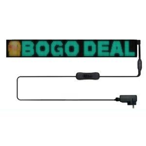 자동차 LED 전광판 접이식 한글지원 배너 디스플레이 광고 스크롤