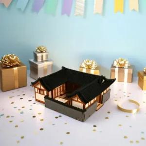 영공방 HO 서울 북촌한옥A 나무 조립 키트 모형 우드 디오라마 전통집 (YM613)