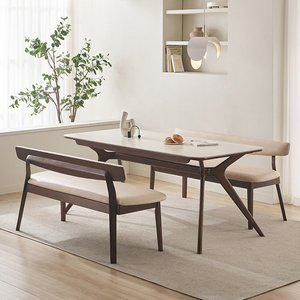 [삼익가구][기본배송비무료]라포트 포세린 세라믹 6인용 원목 식탁 1800 테이블