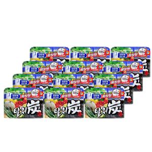 애경 냉장고 탈취제 탈취탄 양문형냉장고용 240g 12개