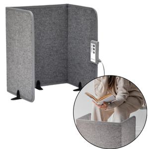 파티션히터 1p 발난로 히팅패드 KC인증 무소음 사무실 자동전원 난방 발열 슬림 접이식