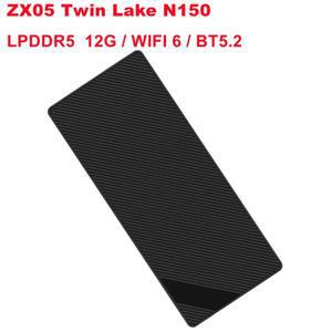 ZX05 미니 PC 트윈 레이크 N150 윈도우 11 프로 LPDDR5 12GB M.2 2280 SSD 와이파이 6 BT 5.2 RJ45 4K @ 6