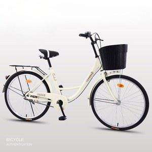 바구니 자전거 여성 출퇴근 레트로 일본자전거 일성사 26인치 로드