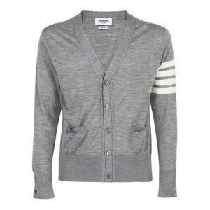 [롯데백화점]톰브라운 [톰브라운] MKC002A Y1014 058/ 클래식 V-넥 그레이 울 가디건