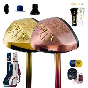 마쓰이 카이저 5스타 대한파크 공인채 국내 AS KP-05 파크골프채 풀세트 남성용 여성용 황동 핑크골드 헤드 동추장착 가방 공 전부제공