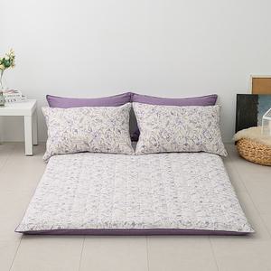 나라데코 광목 순면 꽃 무늬 바닥 요매트 누빔 요커버 S