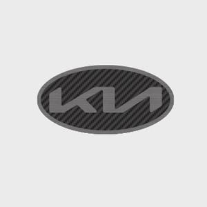 [LFORTHO9_56]스티커 카본 데칼 C타입 앞쪽 k5 더뉴k5로고