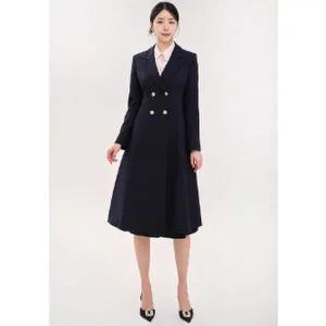 [미니멈]카라 플레어 더블 롱자켓코트 (MYCGWJ8020)_IC