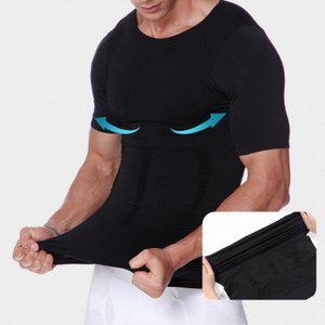 티셔츠 복부 반팔티 보정 가슴 뱃살 보정 남자 속옷 언더웨어