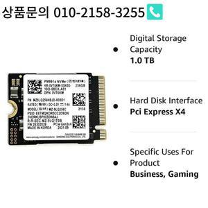 삼성 PM991A 1TB M.2 2230 Nvme Pcie SSD 스팀 데크 서피스 프로 델  레노버 노트북용 내구성 있고 사용하