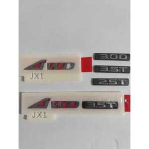 제네시스 G70 G80 G90 GV70 GV80 엠블럼4AWD 3.5T 로고테일 스티커