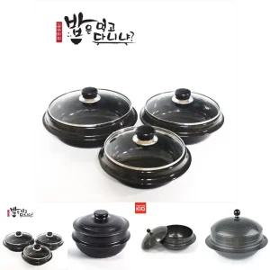 김수미 IH맥반석 가마솥/소형/미니/밥솥/누룽지/뚝배기/냄비/주방/용품//인덕션/업소용/가정용/다용도