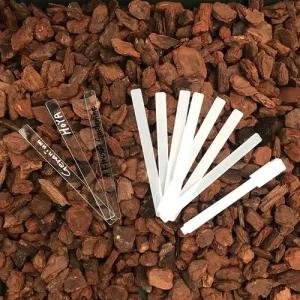 아크릴 식물이름표 화이트펜포함 화분이름표 12개입