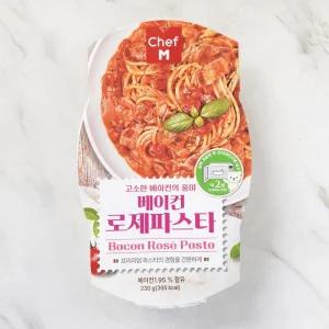 쉐프엠 베이컨로제파스타 230g
