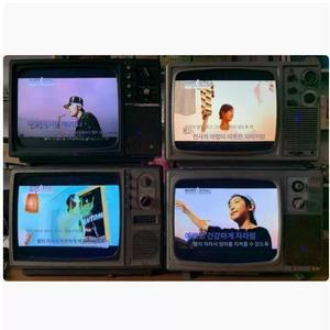 옛날 티비 레트로 스튜디오 감성카페 엔틱 빈티지 복고 전시용 복고풍 장식용 오래된 텔레비전